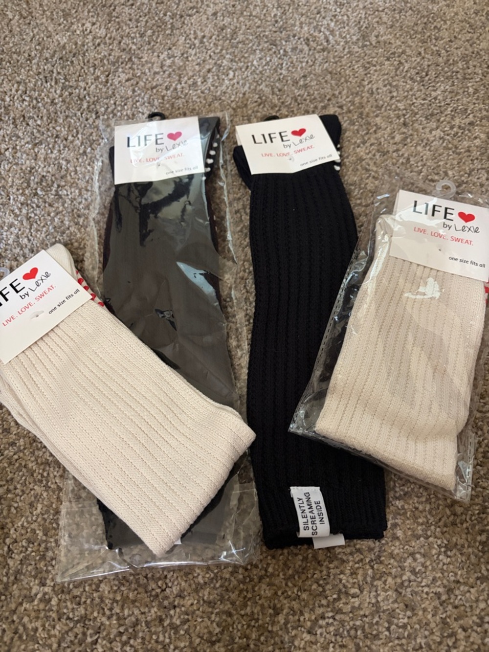 Life by Lexie Crew Grip Socks – 4 pair